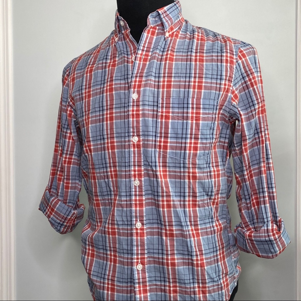 Jcrew Mens Long Sleeve Button Down Shirt Small